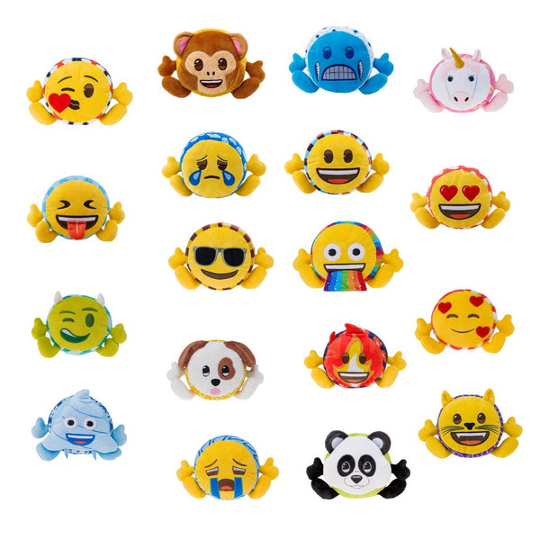 emoji™ Mixed Plush - 8" / Size 2/3 - Licensed Prize Plush Toy (x144)