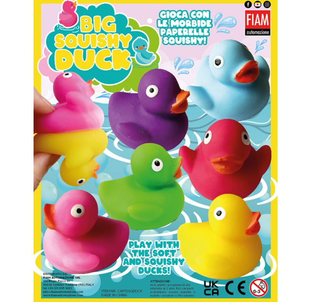 Big Squishy Duck (x300) 65mm Novelty Prize Vend Capsules
