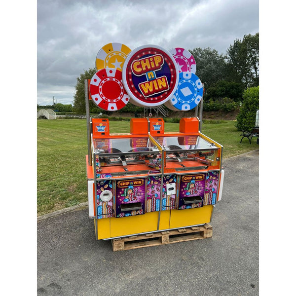 Used Chip N Win 4 Player Pusher - Harry Levy