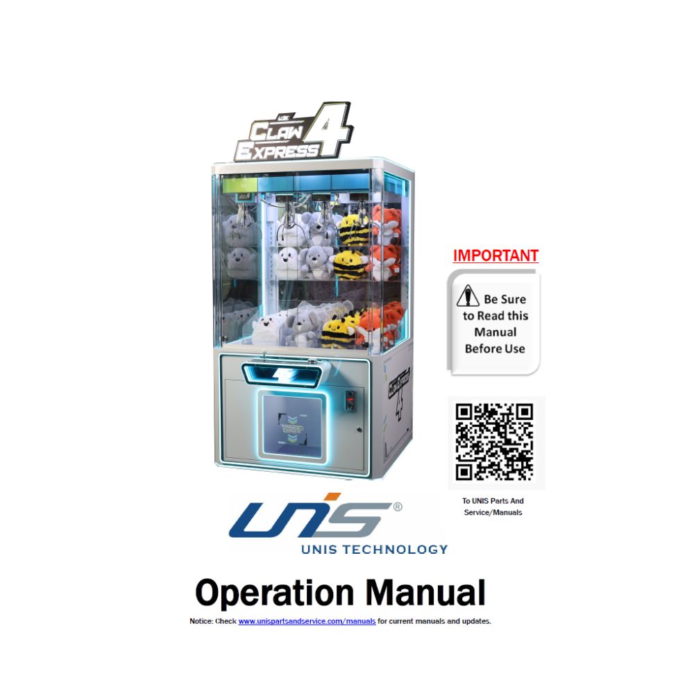 UNIS Claw Express 4 - UNIS Digital Manual PDF