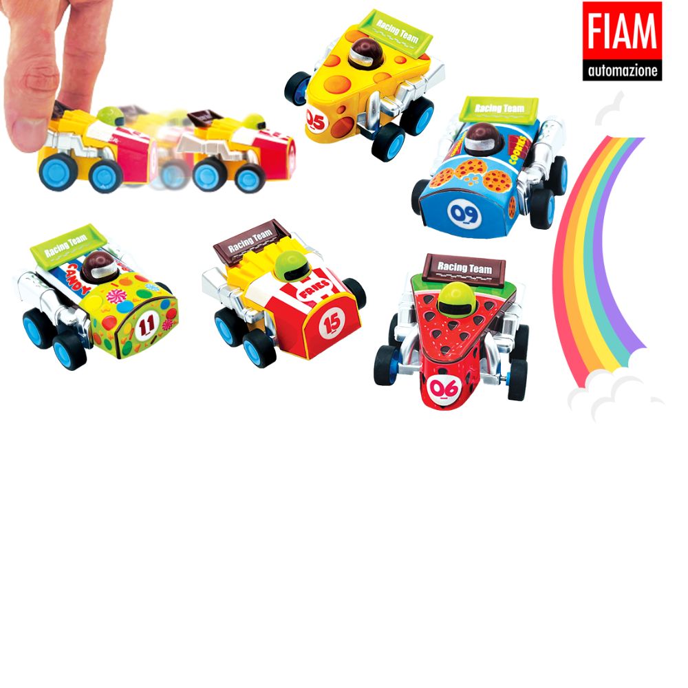 Crazy Wheels Foodie Race (x300) 65mm Prize Capsules