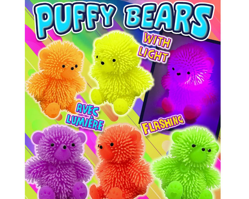 Flashing Puffer Bears (x400) 68mm Vending Prize Capsules