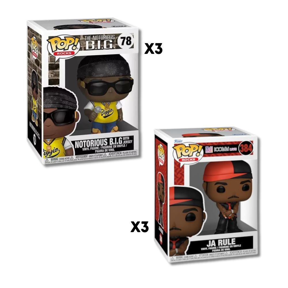 Funko Rap Mix of Ja Rule (384) and The Notorious B.I.G. (78).