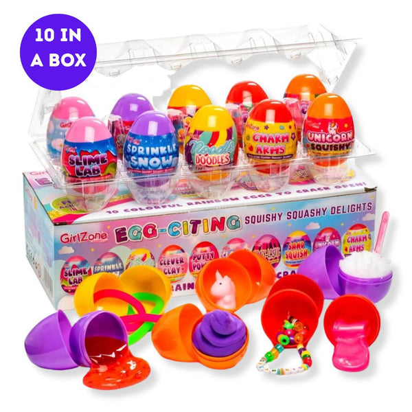 GirlZone Egg-Citing Squishy Squashy Delights