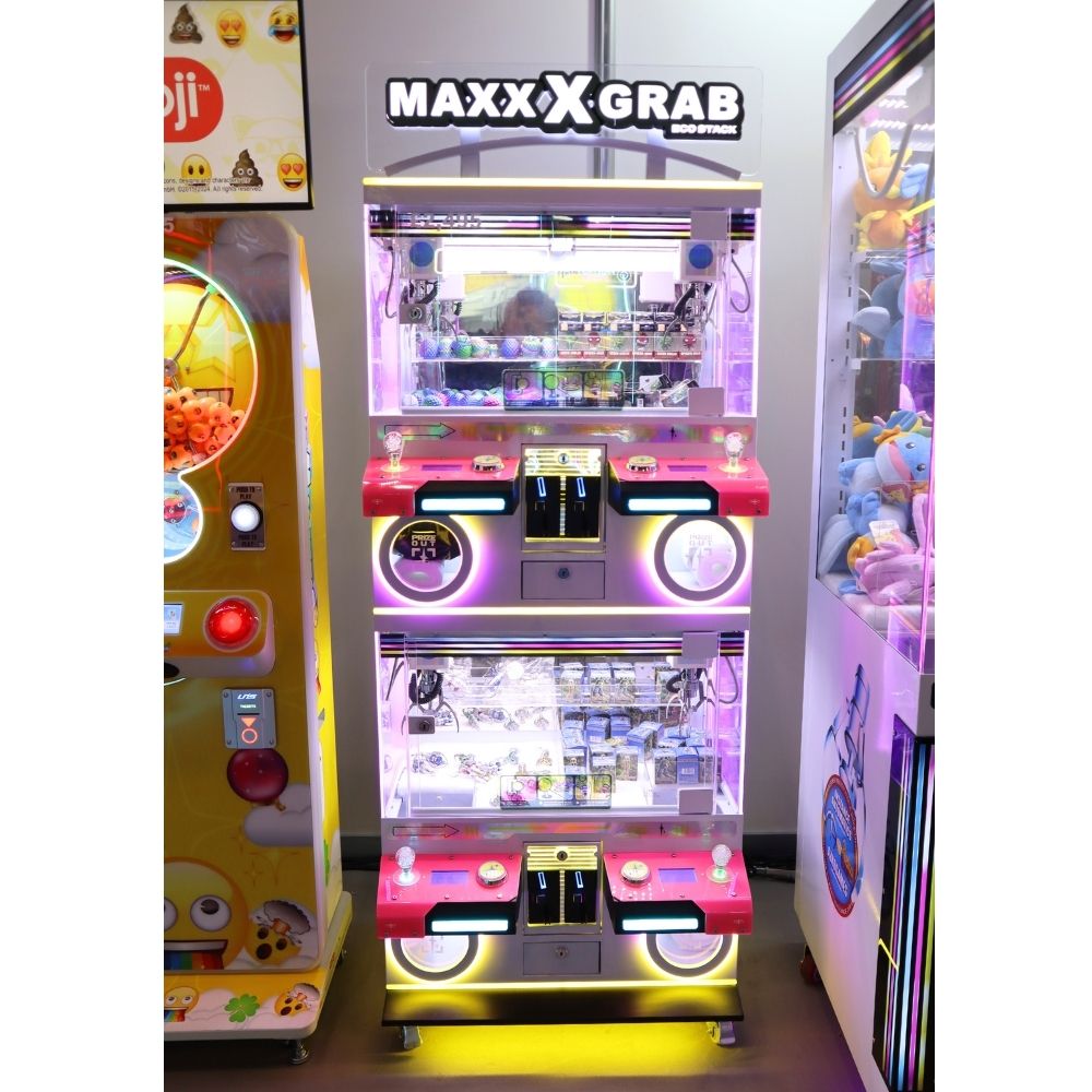 Maxx Grab Eco Stack - 4 Player Compact Crane Grabber Claw Machine