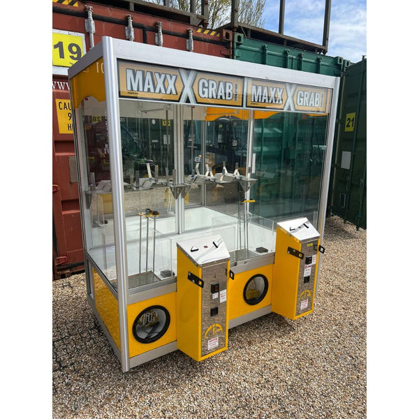 Used Maxx Grab Evolution Double Player Crane Grabber Claw Machine