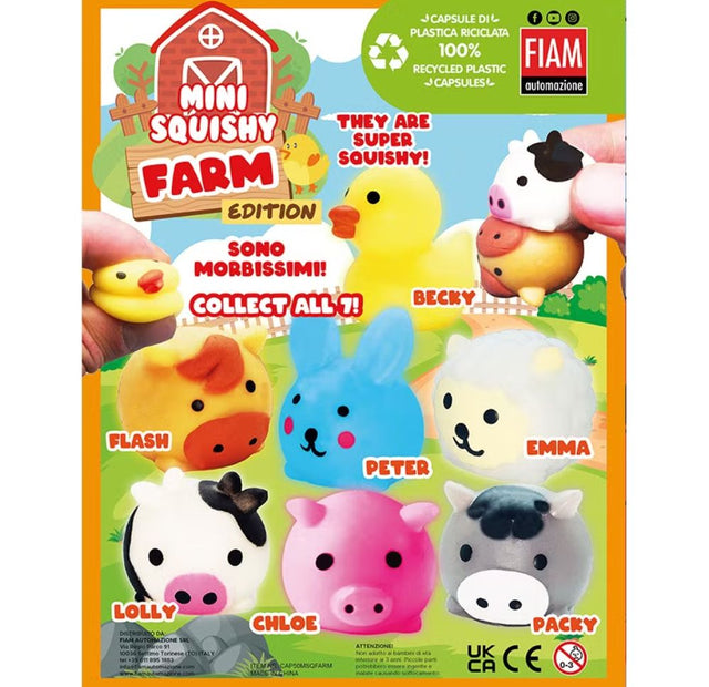 Mini Squishy Farm Edition (x600) 50mm Vending Prize Capsules