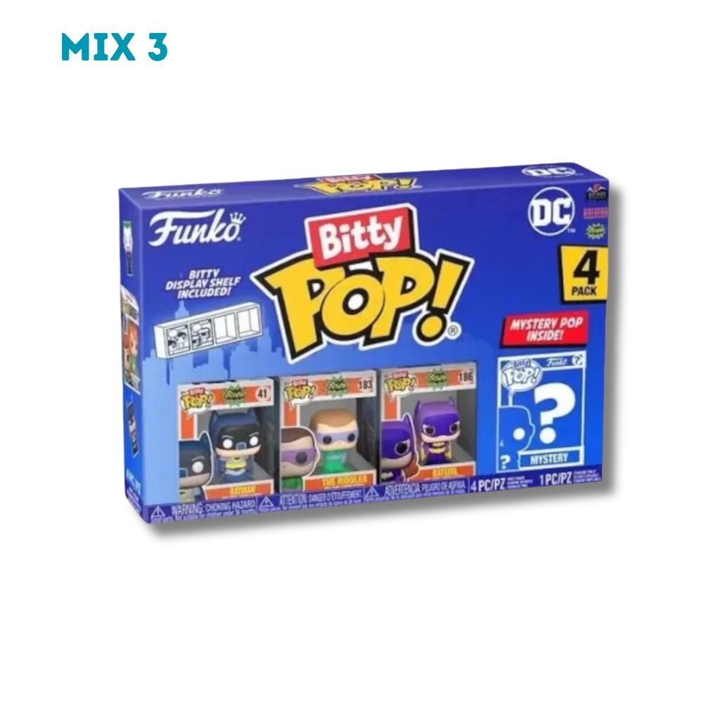 Funko Bitty POP! Mix 3- 4 Window Pack of Officially licensed merchandise (x48)
