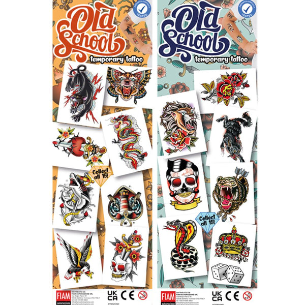 Old School (x300) - Flat Pack Vending Tattoos