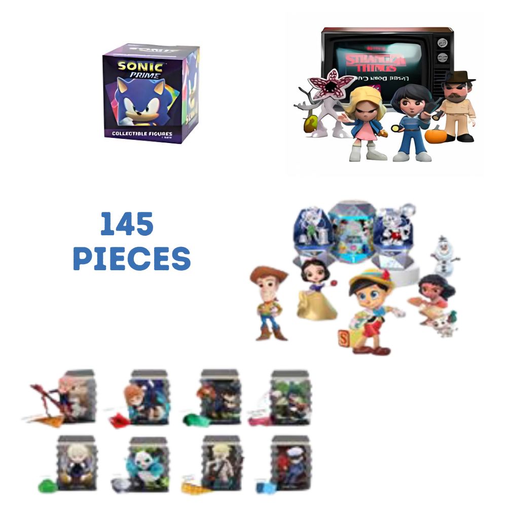 UNIS Value Prize Kit (OTE2P) BLIND BOX ASSORTMENTS - 145 pieces.