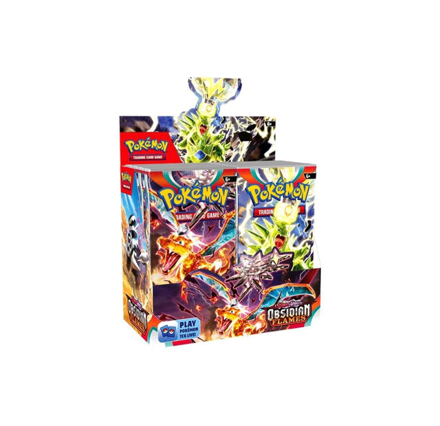 Official Pokemon Scarlet & Violet Obsidian Flames - 36 Packs - Redemption & Pusher Prizes