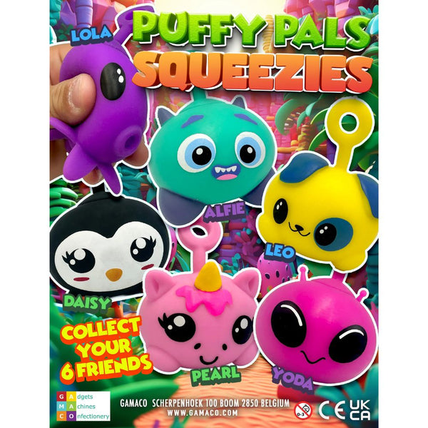 Puffy Pals Squeezies (x500) Vending Capsules