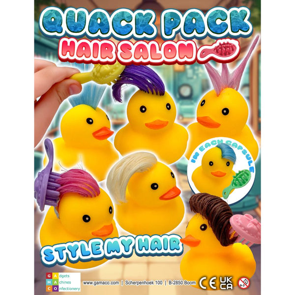 Quack Pack Hair Salon (x500) 50mm Prize Capsules