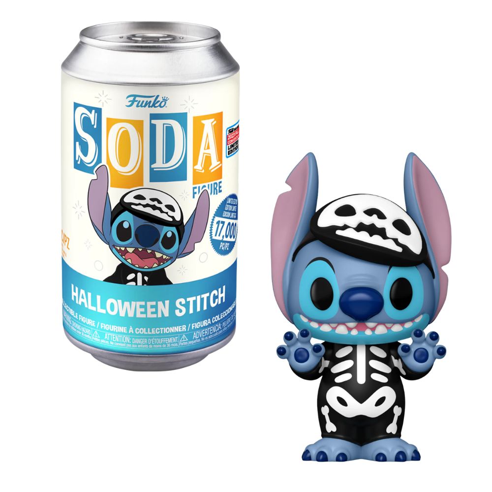 Halloween Stitch Funko Vinyl Soda Collectables in Tins - 6 pieces