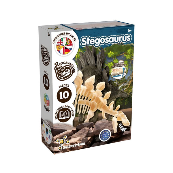 Stegosaurus Fossil Excavation (x6) - Dinosaur Toy