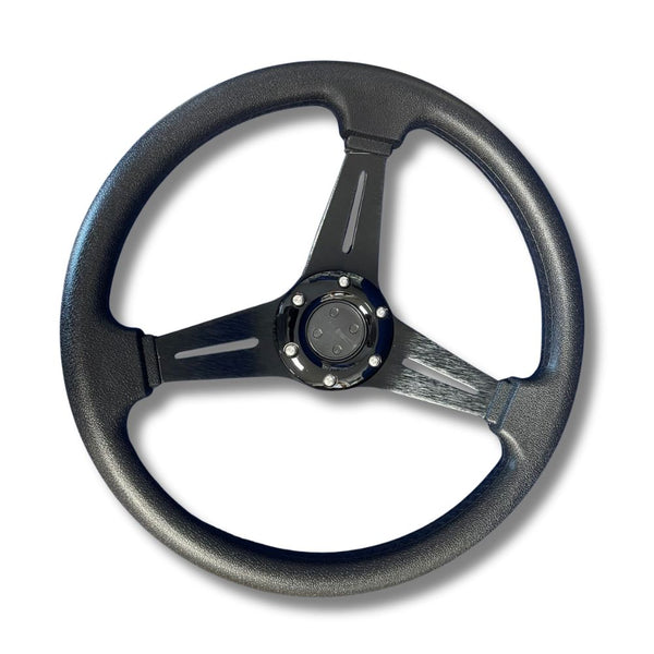 UNIS Super Big Rig Black Steering Wheel Part No. S127-463-000