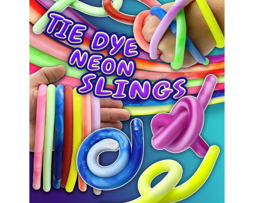 Tie Dye Neon Slings (x500) 50mm Vending Prize Capsules