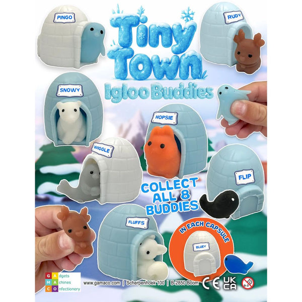 Tiny Town Igloo Buddies 50mm (x400) Vending Capsules