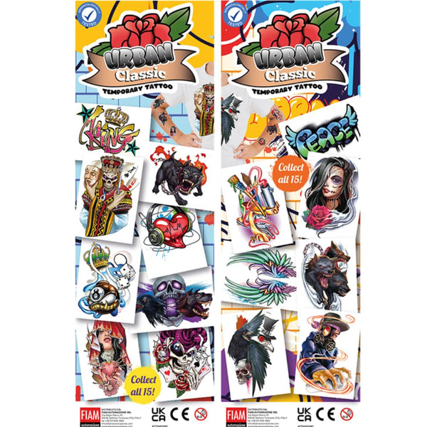 Urban Classic Tattoos (x300) - Flat Pack Vending Tattoos