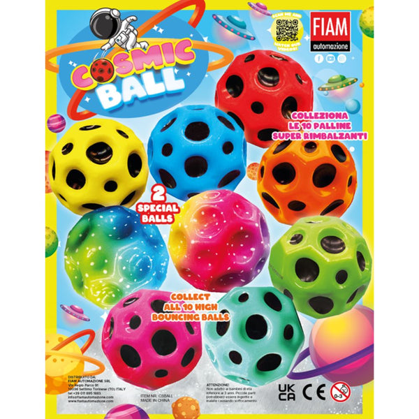 Cosmic Ball High Bounce 100 mm Vending Prize Capsule (x100)