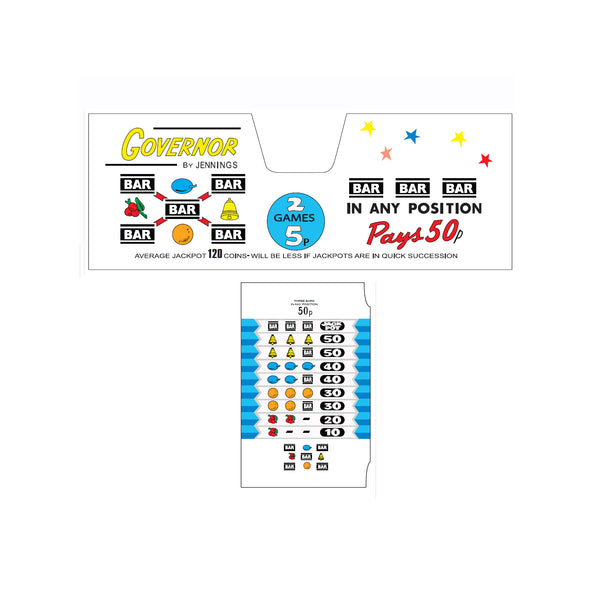 A Jennings Governor Reproduction Artwork Kit in white