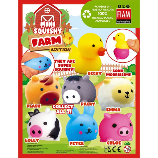 Mini Squishy Farm Edition (x600) 50mm Vending Prize Capsules