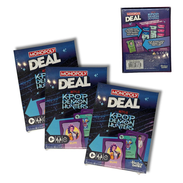 Monopoly DEAL - K-Pop Demon Hunters Hasbro Game (x8)