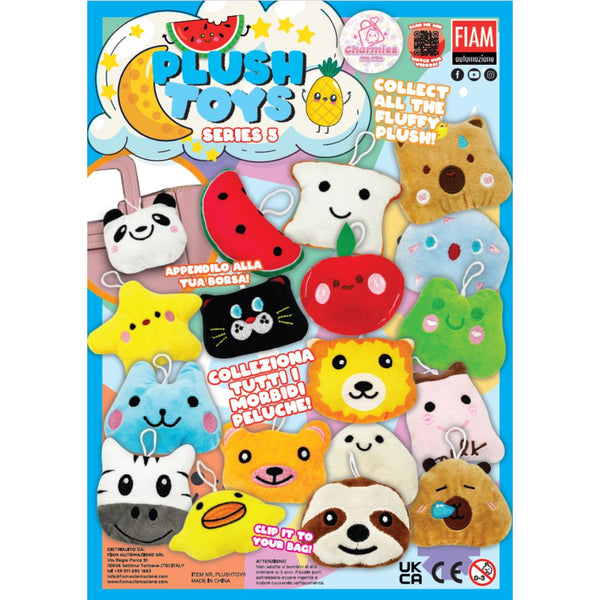 Plush Toy (x100) 100mm Vending Prize Capsules