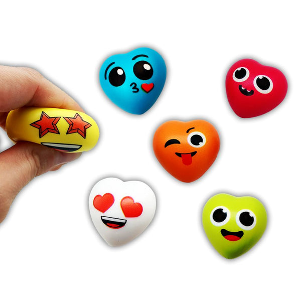 Squish 'n Slow Rainbow Heart 55mm (x400) Vending Prize Capsules