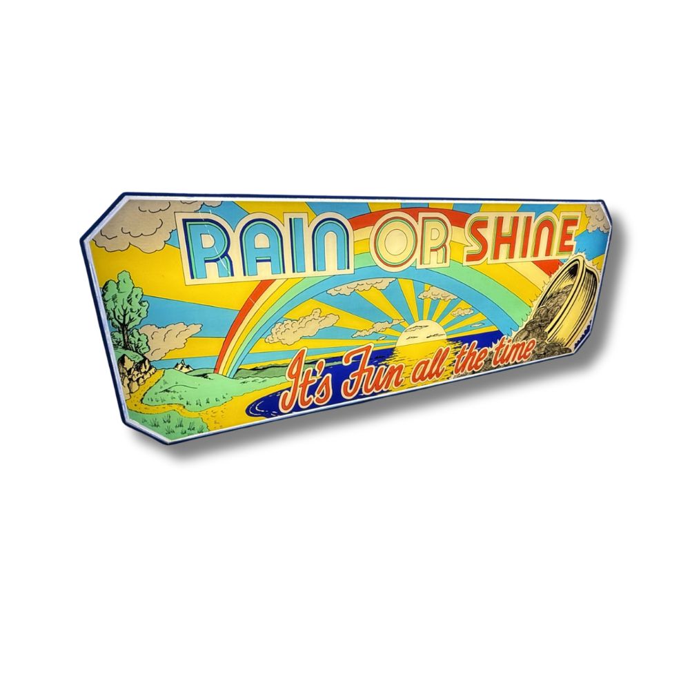 Retro Rain or Shine Electric Arcade Sign - 1260 mm