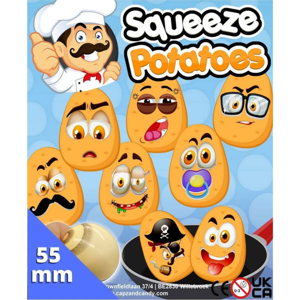 Squeeze Potatoes (x600) 55mm Prize Vending Capsules