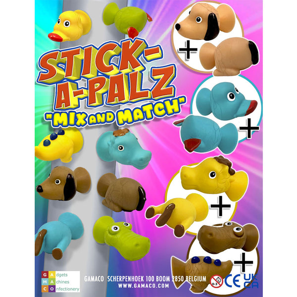 Stick-A-Palz (x500) 50mm Vending Novelty Prize Capsules – Maxx Grab
