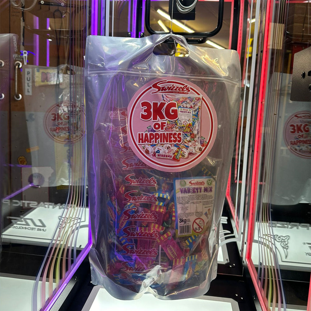 Swizzles 3kg of Happiness Sweet Bag - Big Prize for Fantastic Prize / Skill Cut / Prize Pod Swag