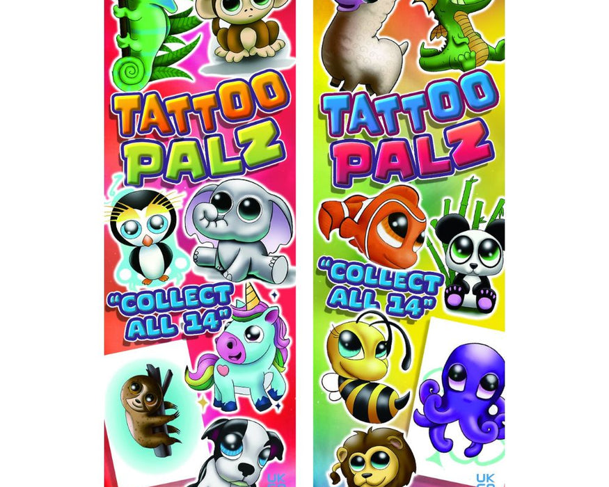 Tattoo Palz (x300) - Flat Pack Vending Tattoos