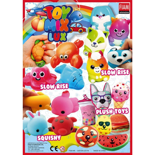 Deluxe Toy Mix (x100) 100mm / 4" Vending Prize Capsules