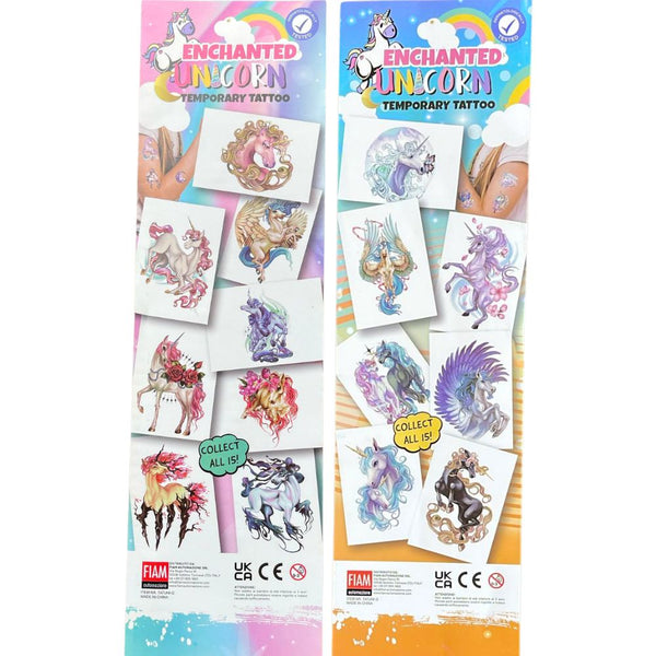 Enchanted Unicorn (x300) - Flat Pack Vending Tattoos
