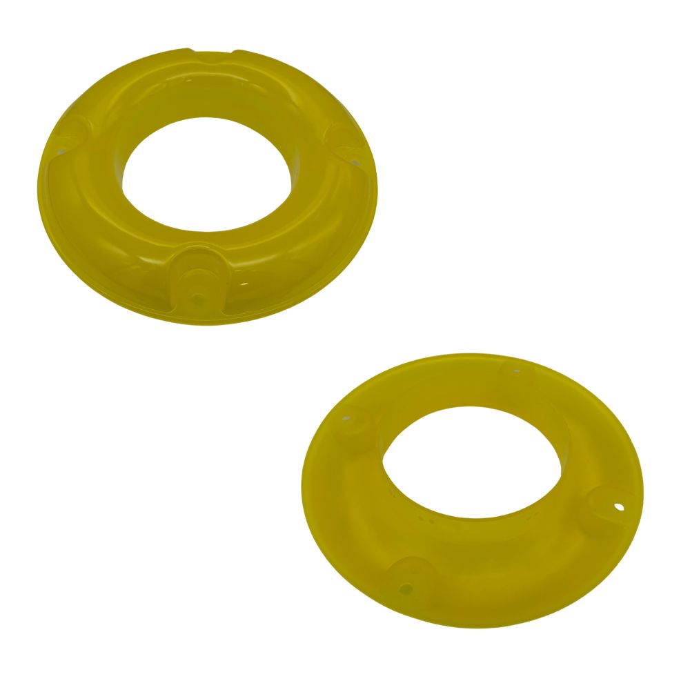 Yellow Pop Up Hole Surrounds - Whacker Game Spares