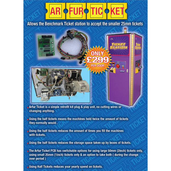 Arfur Ticket Addon - Benchmark Ticket Station Half Ticket Addon - Maxx Grab