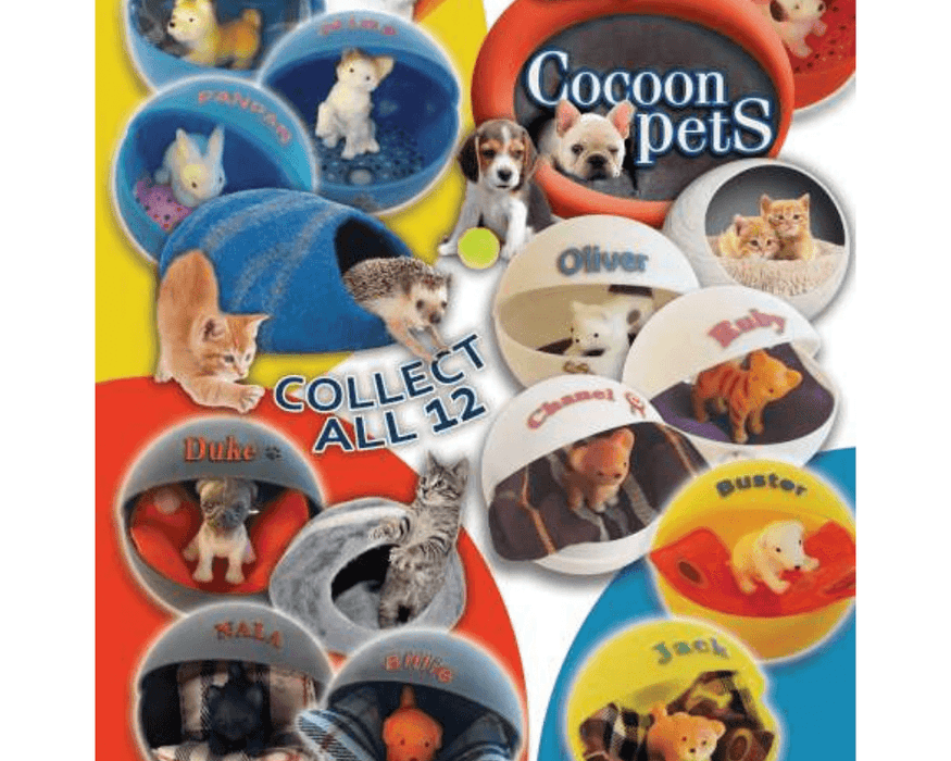 Cocoon Pets 50mm Vending Prize Capsules