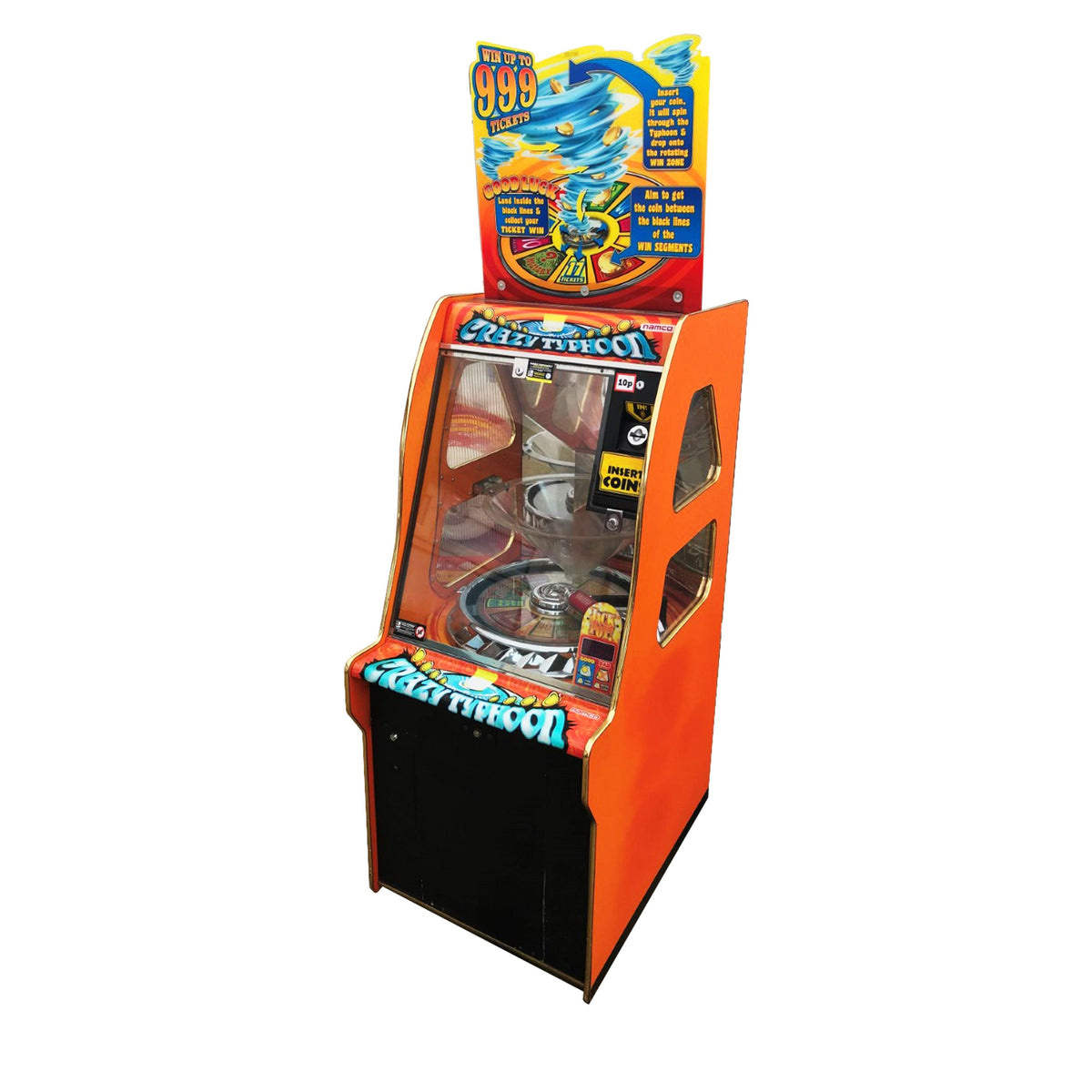 Namco Crazy Typhoon Upgrade Artwork Kit For Top Flash / Header - Maxx Grab