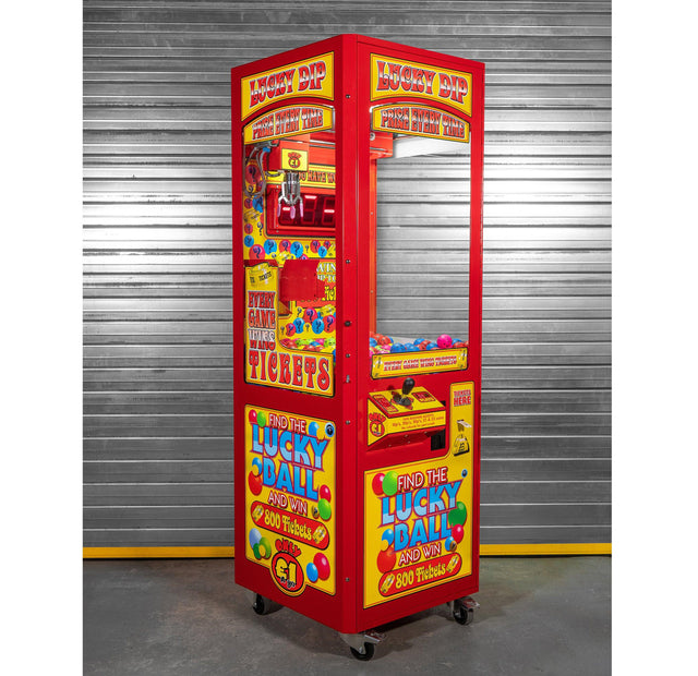 Lucky Dip Prize Every Time - Ticket Crane Grabber Claw Machine - Maxx Grab