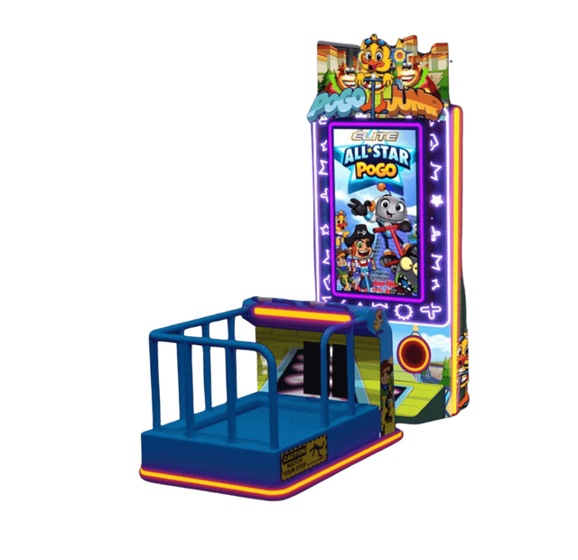 UNIS Pogo Jump Deluxe - Coin Operated Pogo Jump Video Game - Maxx Grab
