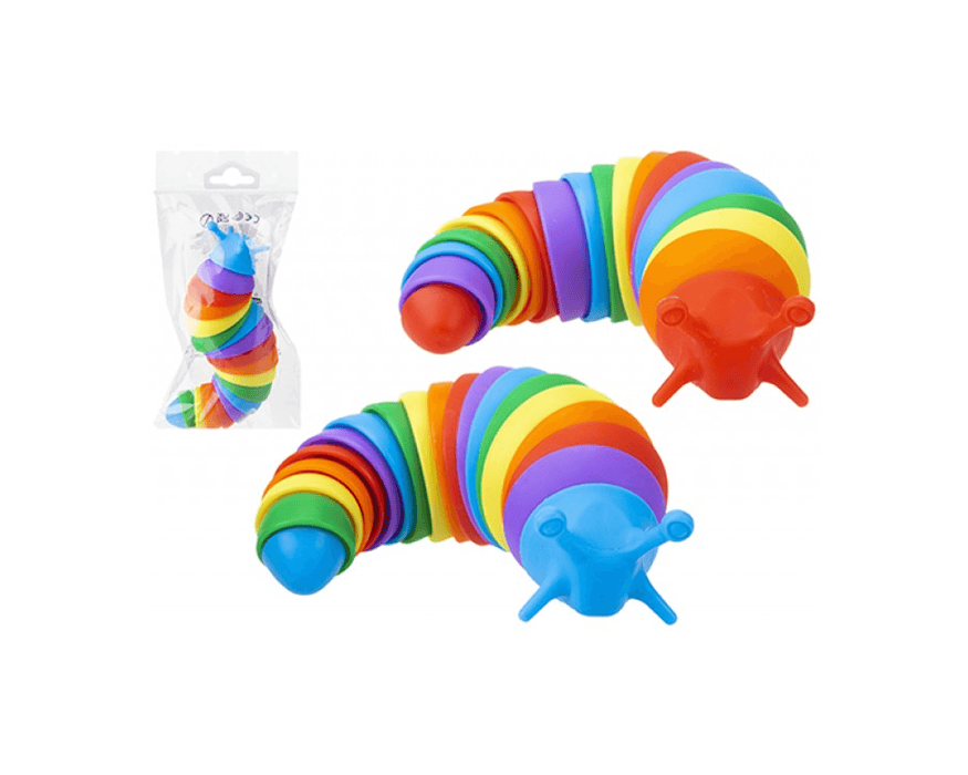 Rainbow Slug Puzzle Teaser Toy - Hottest New Craze for 2022! - Redemption Prize - Maxx Grab