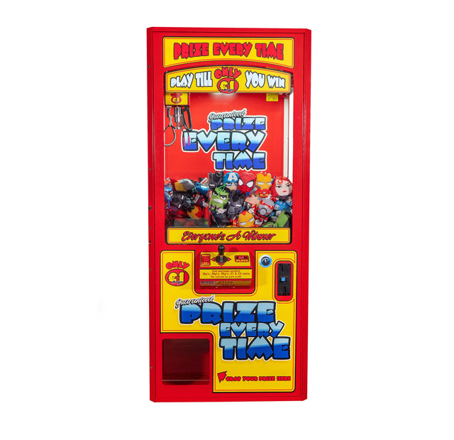 Red Prize Every Time - Crane Grabber Claw Machine - Maxx Grab