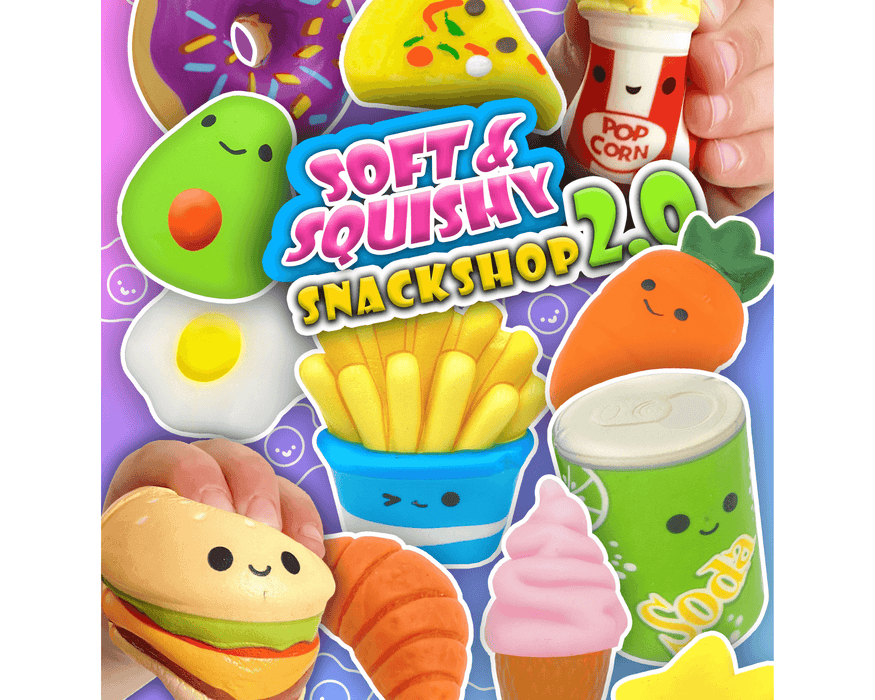 Soft & Squishy Snack Shop 2 (x500) 50mm Vending Prize Capsules - Maxx Grab