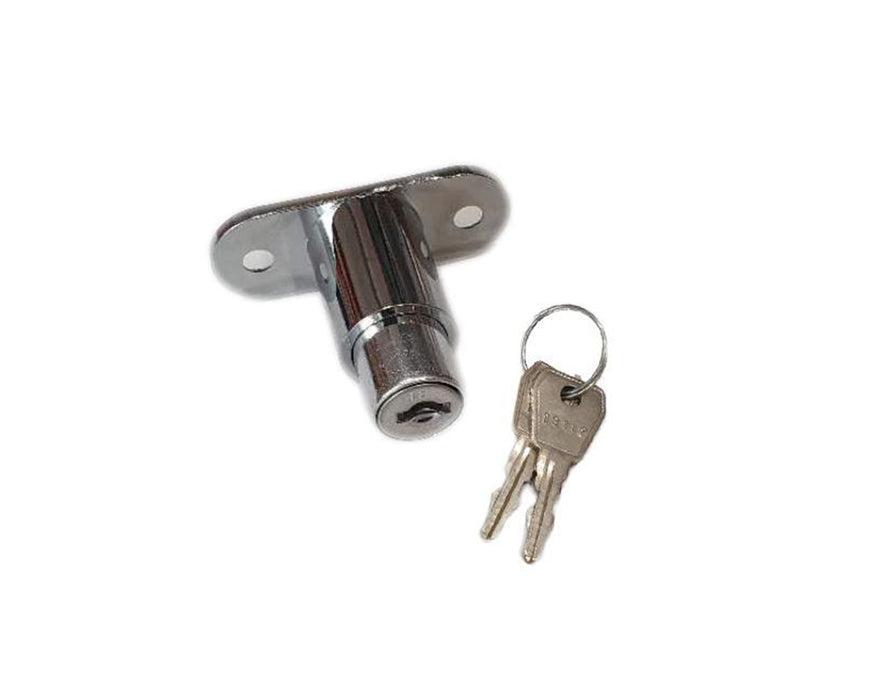 Elaut EX1 Spring Loaded Sliding Glass Lock & Key - Part No. 7010.0071 - Maxx Grab