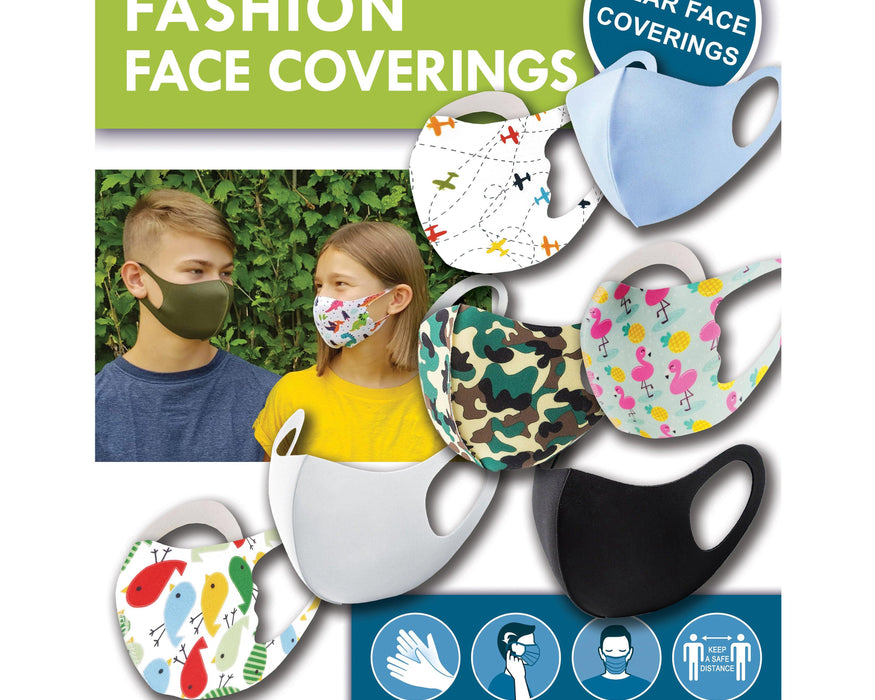 Kids Fashion Face Covering (x500) 50mm Vending Prize Capsules