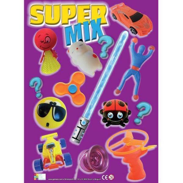 Novelty Toy Mix (x170) 90mm / 4" Vending Prize Capsules - Maxx Grab
