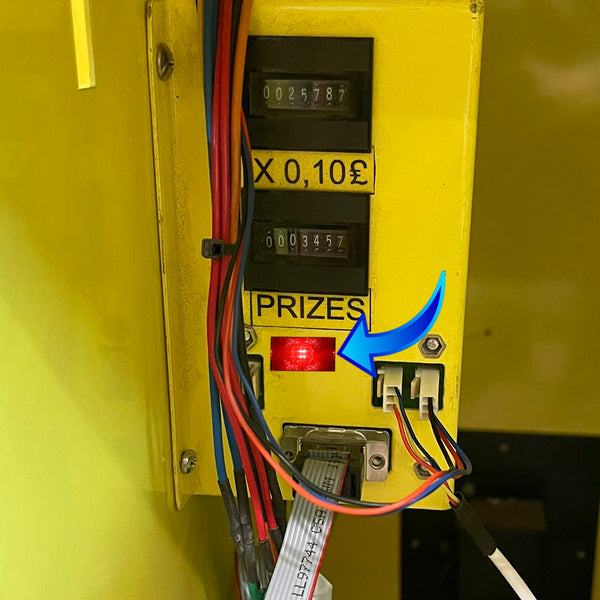 sensor may be blocked on grabber crane