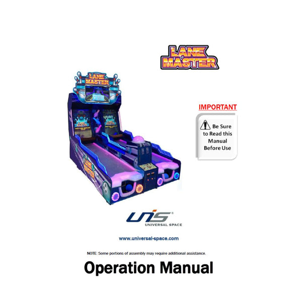 Lane Master Machine - UNIS Digital Manual PDF